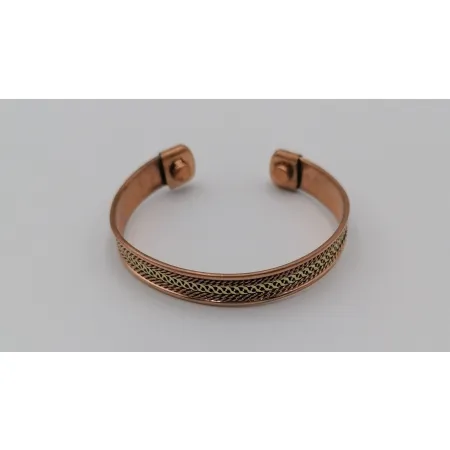 Bransoletka miedziana magnetyzująca - wzór 1